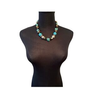Turquoise & Copper Necklace